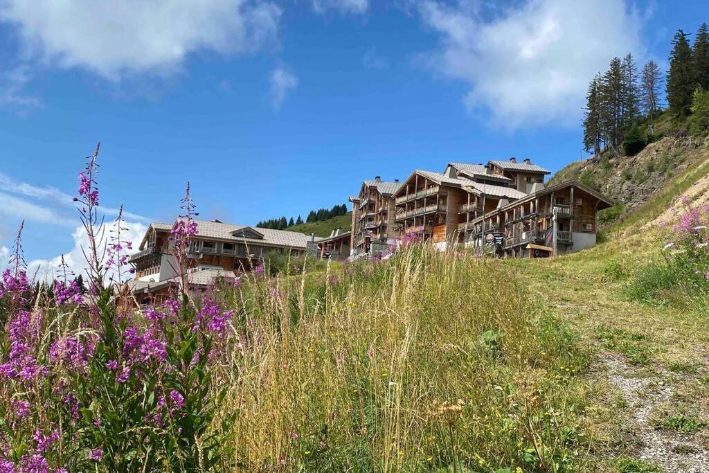 Vue Panoramique Sur Les Montagnes Plein Sud - T2 Skis Aux Pieds, Piscine & Spa Flaine Exterior foto
