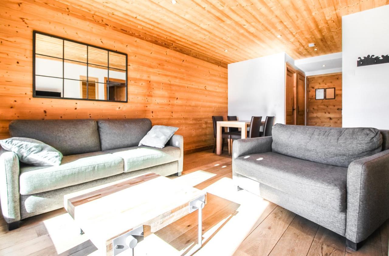 Vue Panoramique Sur Les Montagnes Plein Sud - T2 Skis Aux Pieds, Piscine & Spa Flaine Exterior foto