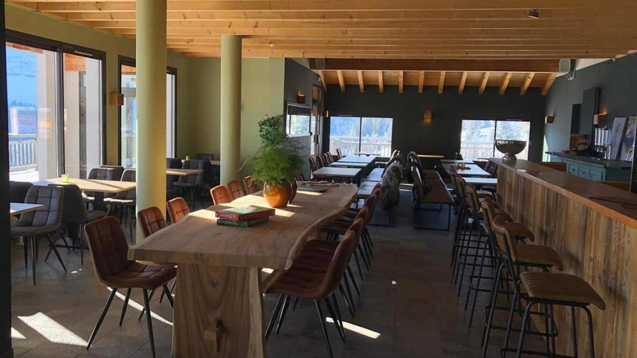 Vue Panoramique Sur Les Montagnes Plein Sud - T2 Skis Aux Pieds, Piscine & Spa Flaine Exterior foto