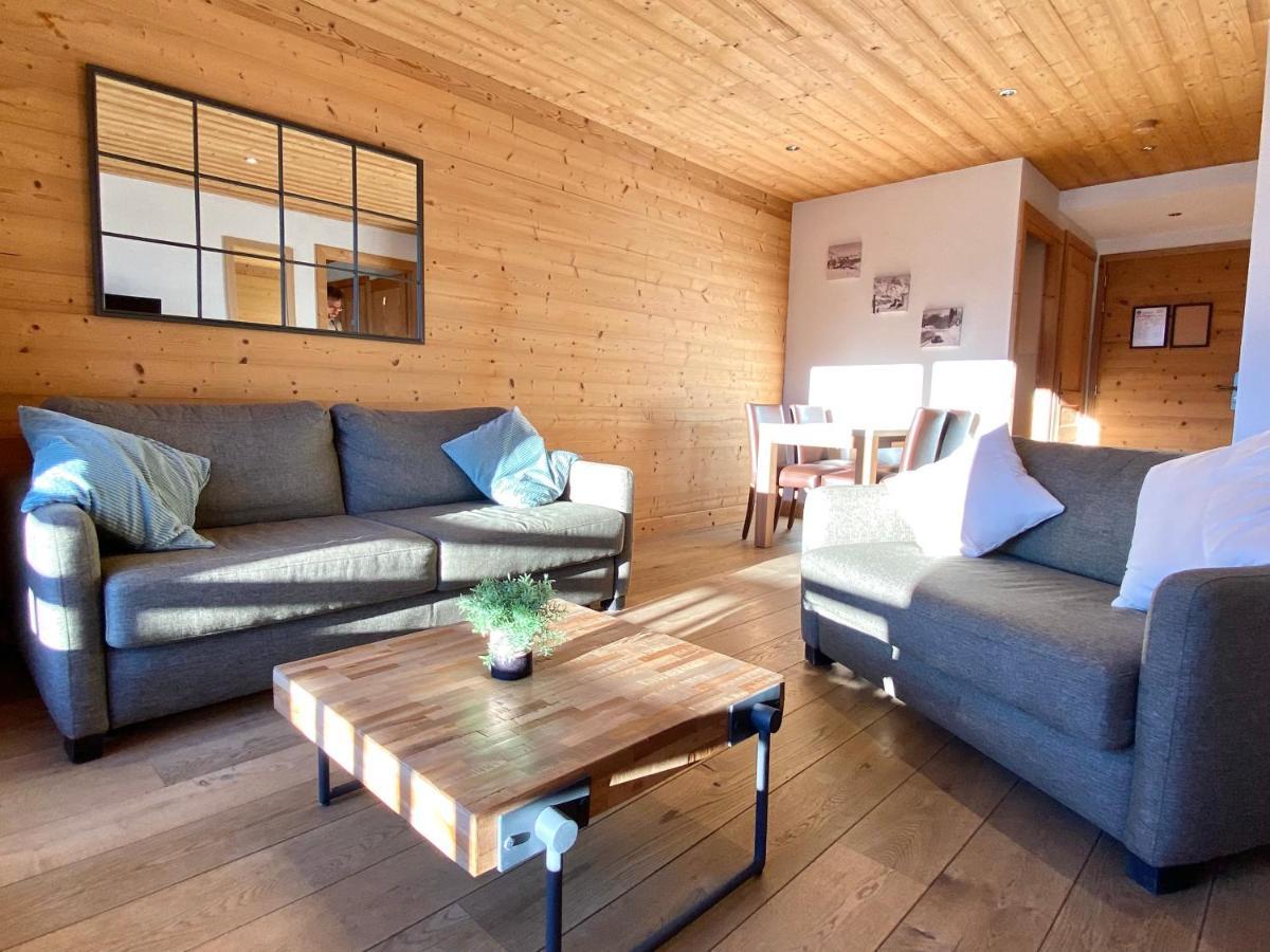 Vue Panoramique Sur Les Montagnes Plein Sud - T2 Skis Aux Pieds, Piscine & Spa Flaine Exterior foto